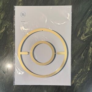 Gold Mobile Plant Holder